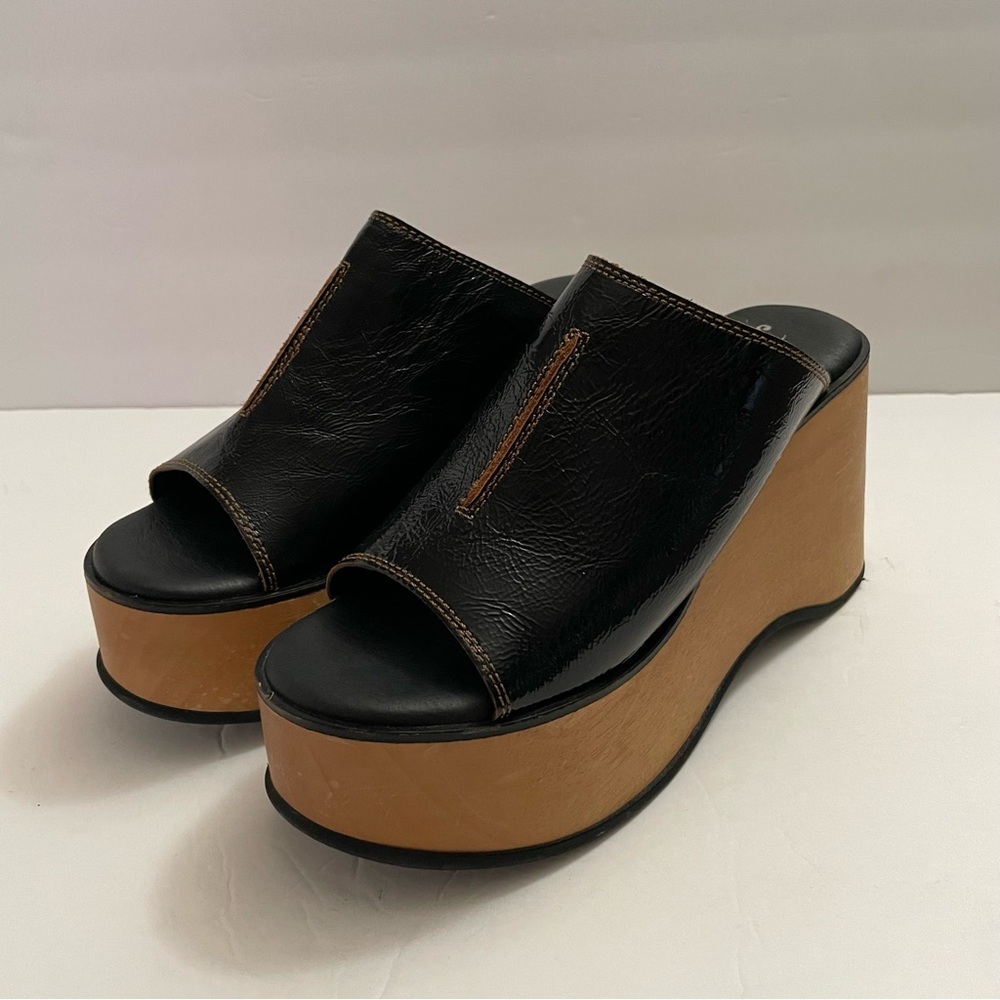 Free People Black Gabriela Clogs Size 39 - Picture 2 of 13